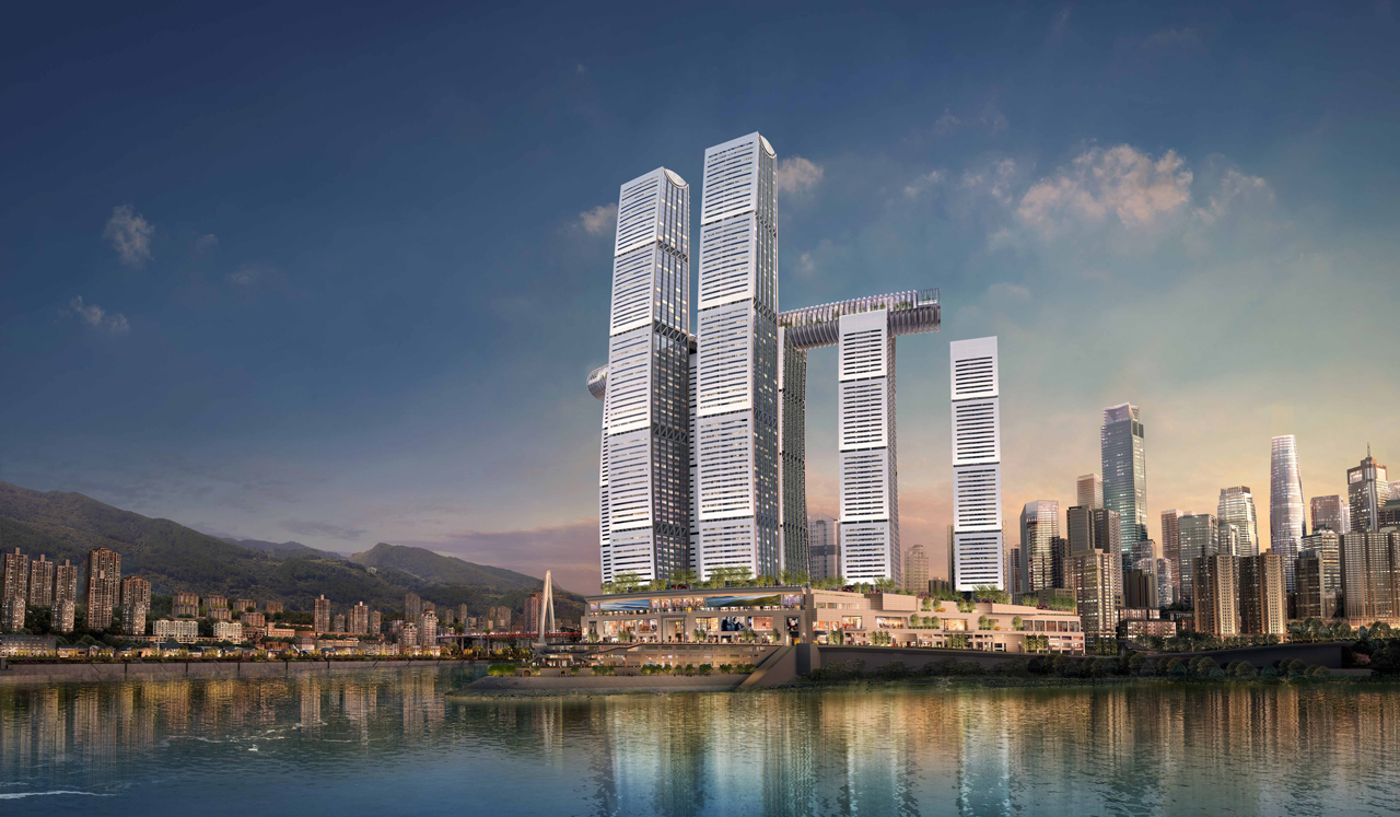 Chongqing Raffles City Rendering