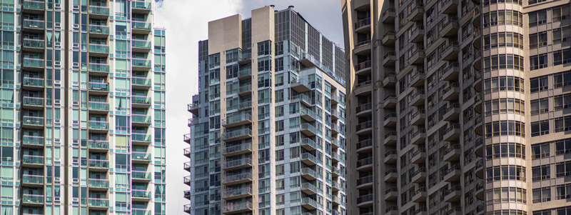 high-rise apartment buildings