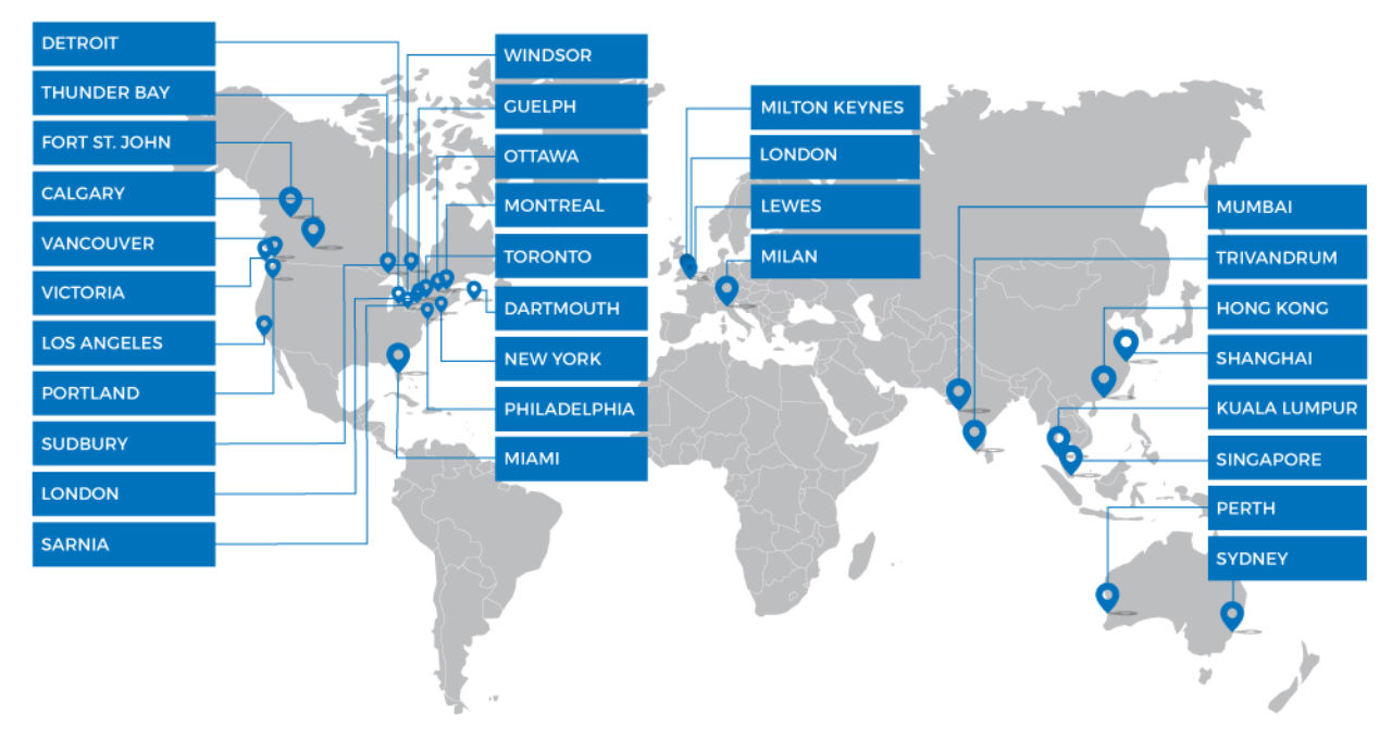 RWDI locations across the globe