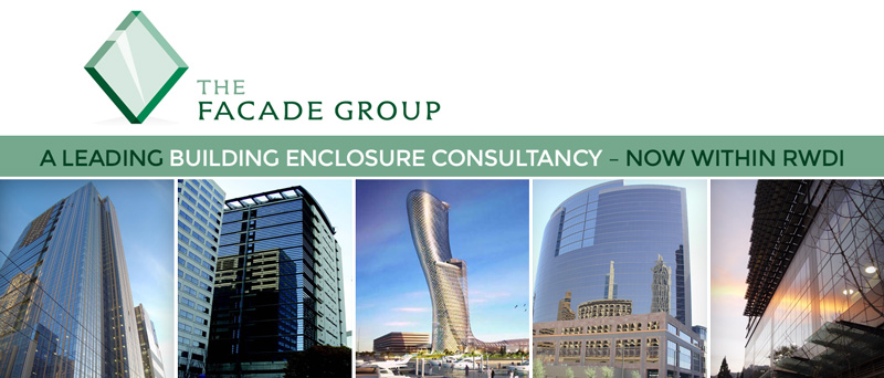 The Facade Group logo and projects