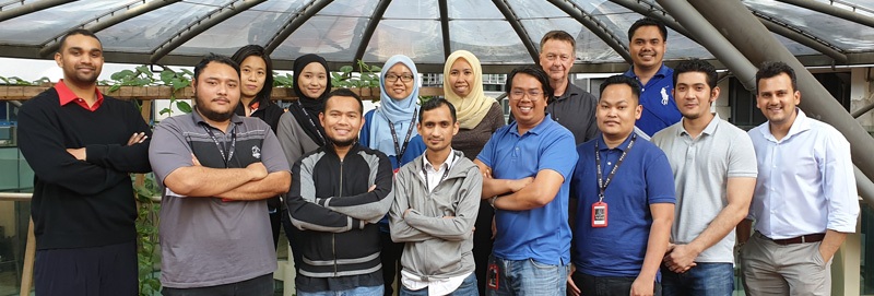 Group of Kuala Lumpur RWDI employees