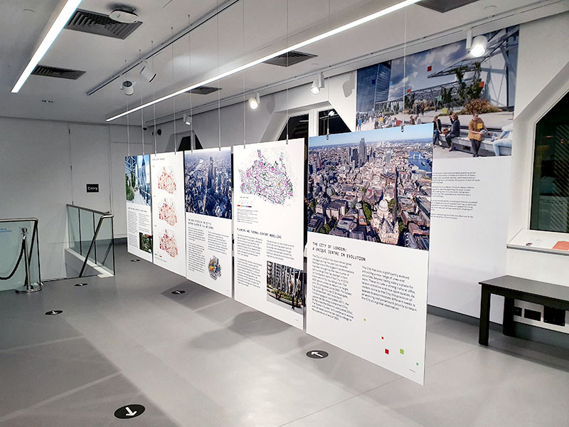 the New London Architecture exhibition on Comfortable Cities & Wellbeing in Public Spaces