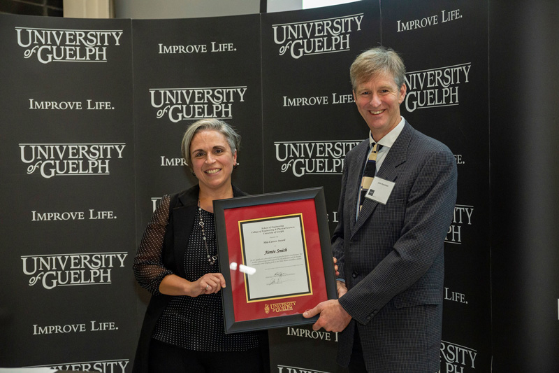 Aimee Smith, an engineer at RWDI, receives Mid-Career Award from University of Guelph