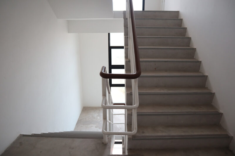 building stairwell staircase