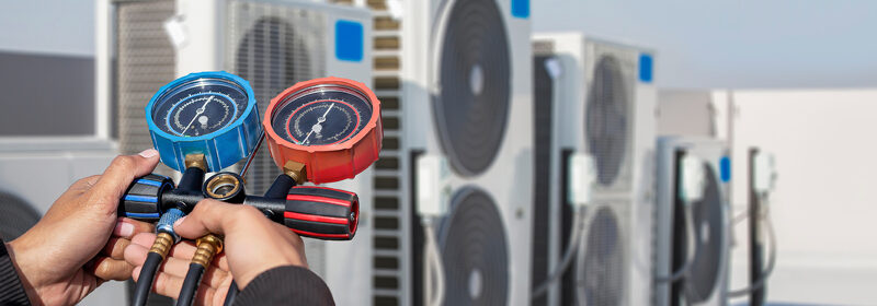refrigerant leak check on equipment