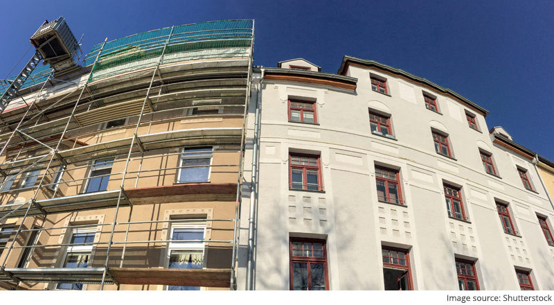 refurbishment of building