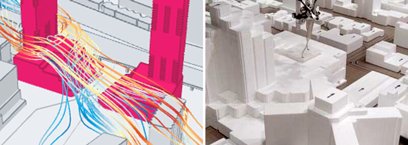 CFD and wind tunnel model