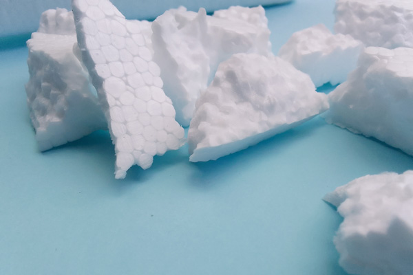 polystyrene waste