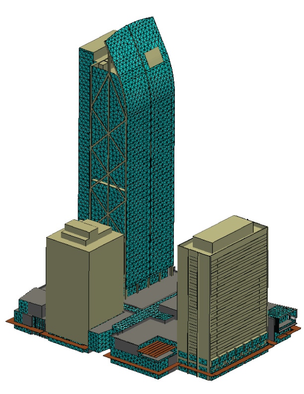 Commercial bay glare study