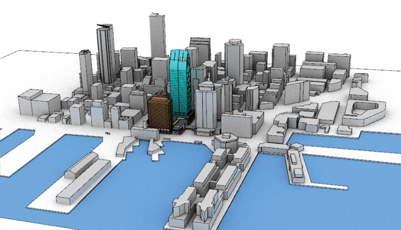 Commercial bay glare study